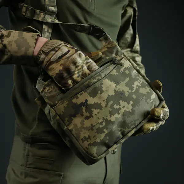 Смарт-сумка через плече Tactic city bag Піксель