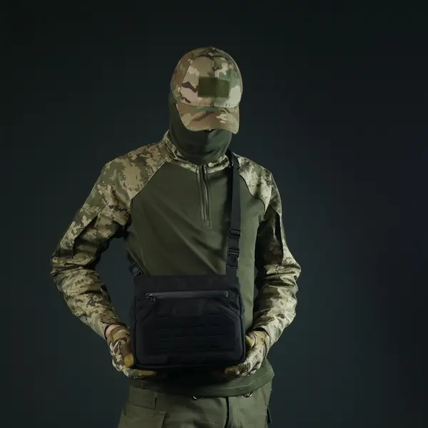 Смарт-сумка через плече Tactic city bag Чорна