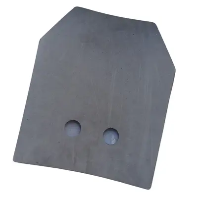 Титанові бронеплити багаторазові 3 класу, вага 1,9кг (витримують влучання чергами)