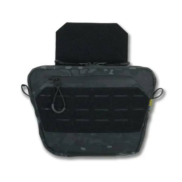 Сумка-напашник XL Kiborg з балістичним пакетом 1 клас захисту Militex GU Сordura Dark Multicam
