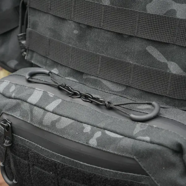 Сумка-напашник XL Kiborg з балістичним пакетом 1 клас захисту Militex GU Сordura Dark Multicam