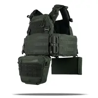 Плитоноска Kiborg GU gen.2 + 2 подсумка с баллистической защитой 2 класса хаки