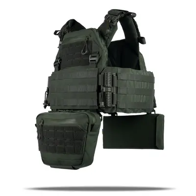 Плитоноска Kiborg GU gen.2 + 2 подсумка с баллистической защитой 2 класса хаки