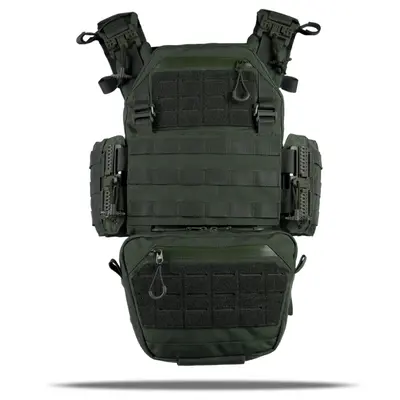 Плитоноска Kiborg GU gen.2 + 2 підсумки з балістичним захистом 2 класу хакі