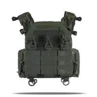 Плитоноска Kiborg GU gen.2+ съемная панель с 3-мя подсумками под 1 магазин хаки