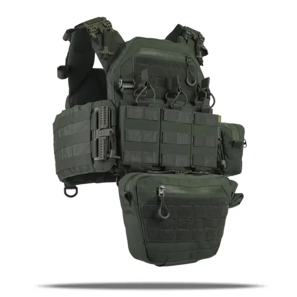 Плитоноска Kiborg GU gen.2 + 6 підсумків хакі