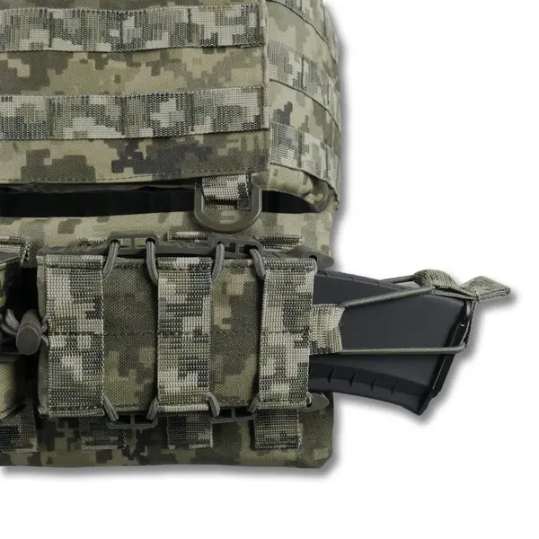 Плитоноска Kiborg GU gen.2 + 2 підсумки з балістичним захистом 1 класу піксель