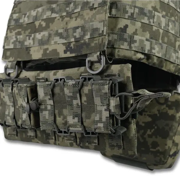 Плитоноска Kiborg GU gen.2 + 2 підсумки з балістичним захистом 1 класу піксель