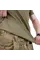 Футболка Kiborg Tactical Coolpass хакі з велкро панелями для шевронів M