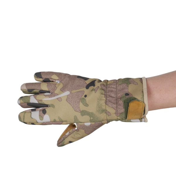 Тактичні зимові рукавиці Softshell мультикам S