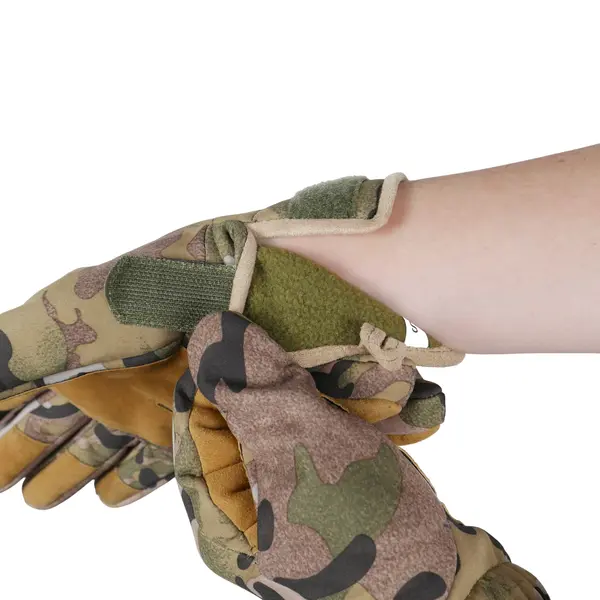Тактичні зимові рукавиці Softshell мультикам S