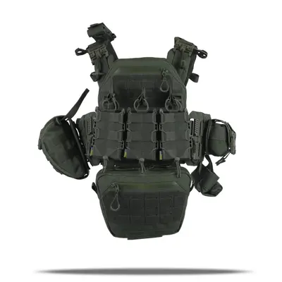 Плитоноска Kiborg GU gen.2 + 8 підсумків хакі