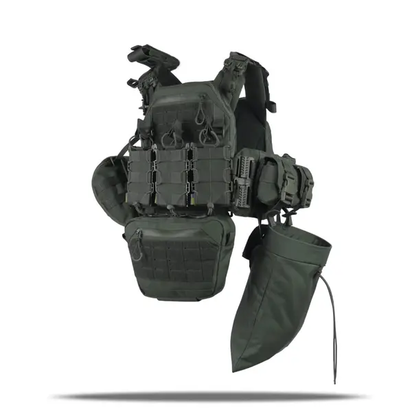 Плитоноска Kiborg GU gen.2 + 8 підсумків хакі