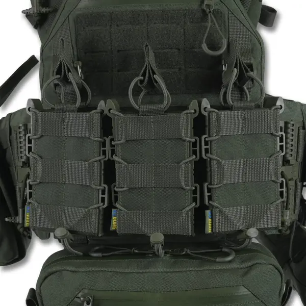Плитоноска Kiborg GU gen.2 + 8 підсумків хакі