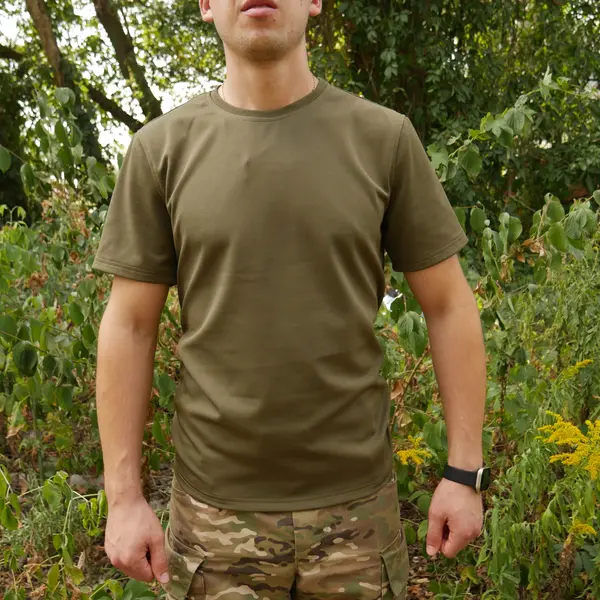Футболка Kiborg Tactical Coolpass хакі L
