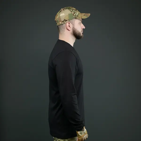 Лонгслів Militex трикотаж ARNO Black XXXXXL