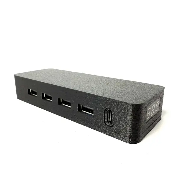 Переходник блок питания для зарядки телефона от fpv батареи 4 USB + 1 TYPE - C выхода