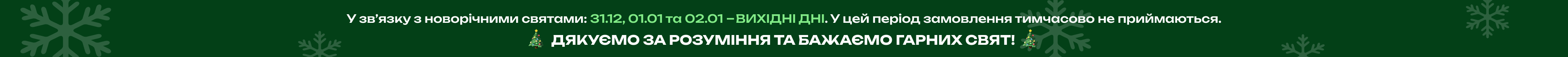 Новорічні свята та зимові знижки до -60%